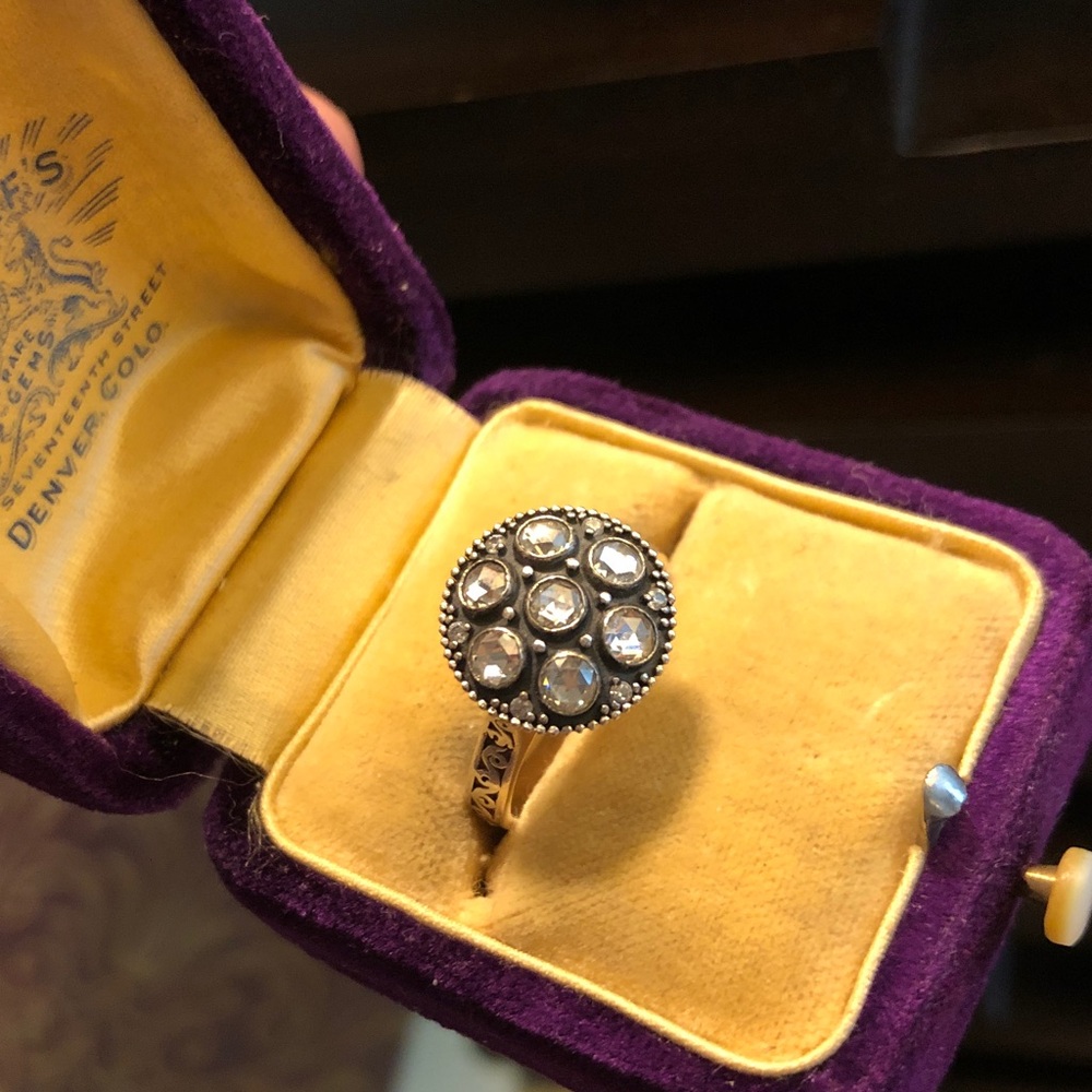 Rose cut paste ring - Picture 14 of 15